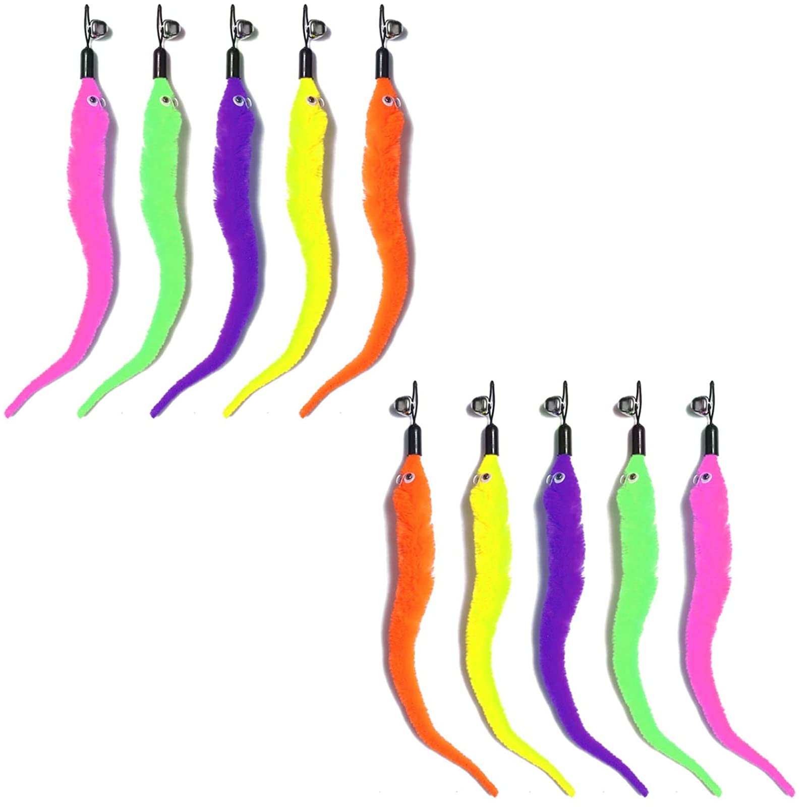 

Samcos перо кошка плюшевая натуральная птичья перо сменный колокольчик в комплекте игрушка, игрушка, гусеница, игрушка, любимец кошки, стержень, перо, (10 кусочков)