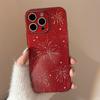 New Year Fireworks Suitable for Apple 16promax Mobile Phone Case Iphone15 Festive Glitter Powder 14 Soft 13 Simple and High End