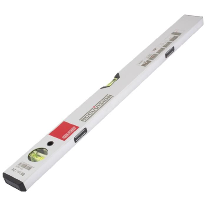 Niveau à bulle magnétique professionnelle de 60cm de long, aluminium