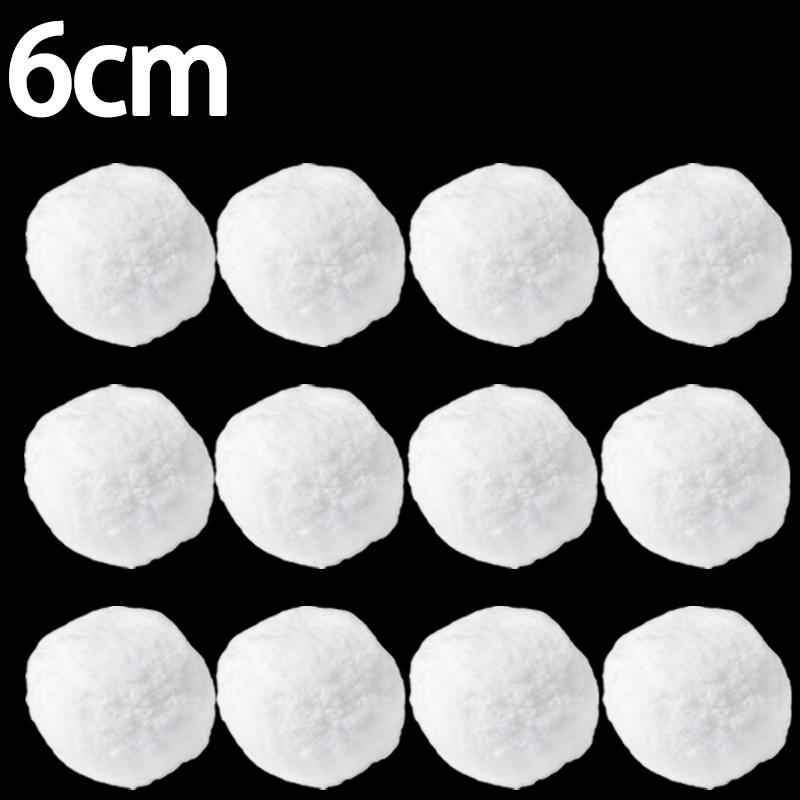 Snow Balls White Fur Pompom Hairball for Xmas Tree Pendant Kids Play Toys Indoor Outdoor Toy Christmas Decoration Snowballs