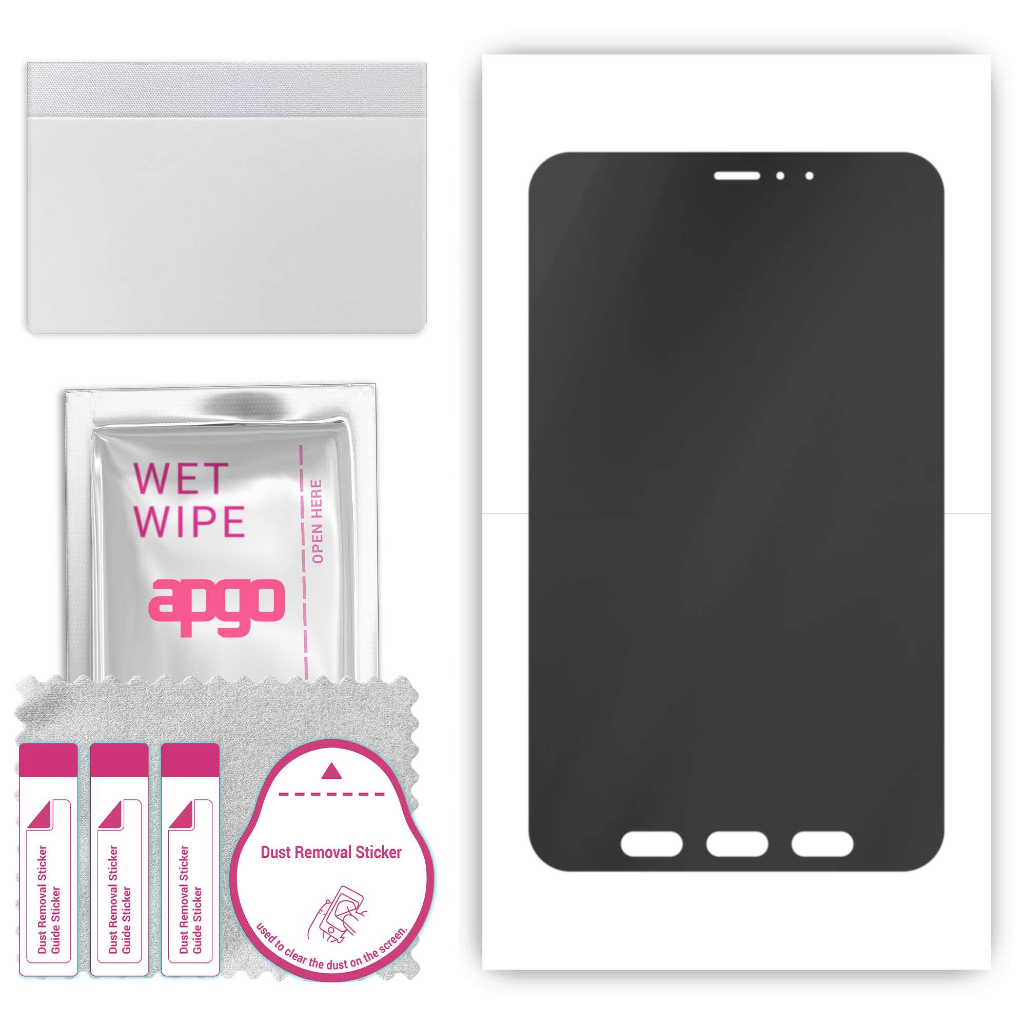 

apgo Hydrogel Privacy Matte Screen Protector for Samsung Galaxy Tab Active3, Anti Spy, Hydrogel Film, Flexible, Soft TPU with positioning layer easy i