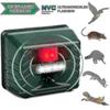 Solar powered bird repeller for seagulls - Effective electronic deterrent for pigeons