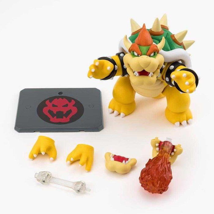 Bewegliche Figur - BANDAI - Bowser S.H.Figuarts Neuauflage - Super Mario - Bewegliche Gelenke - Austauschbare Teile