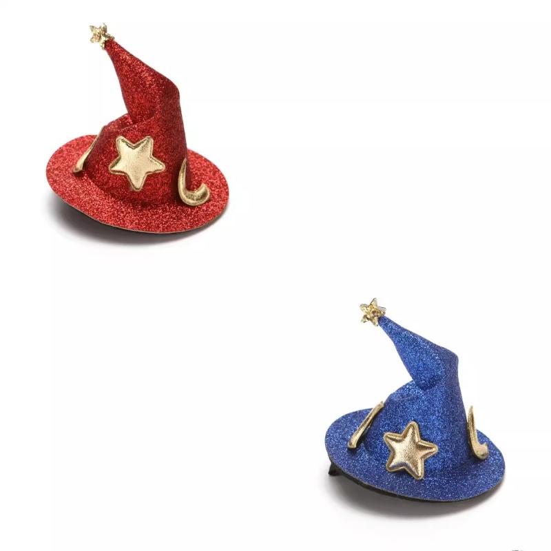 Halloween Headwear Witch Hat Hair Clip Cute and Funny Party Headwear