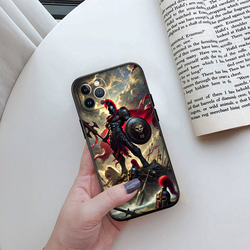IR25 Spartan Warrior Case for Samsung A06 A35 A25 A24 A15 A05S A05 M55 M35 M15 A02 A12 A13 A10 A16 A20 A30 A22 A31 A32 A33 A42 A50
