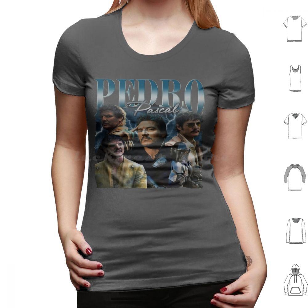 Pedro Pascal Daddy Pedro Pascal Meme I Love Timothee Chalamet Pedro Pascal Cursed Fan Collage T Shirt Cotton Men Women Diy