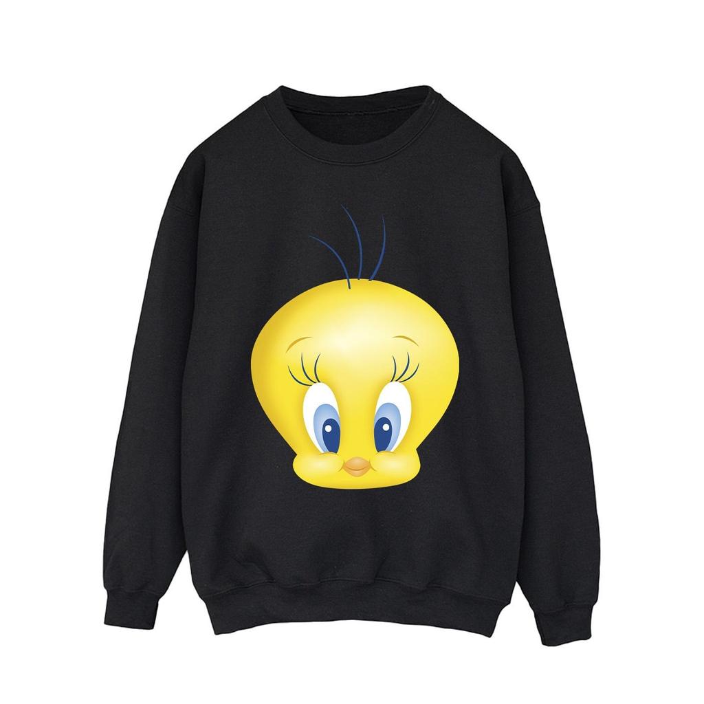 Looney Tunes Mens Tweety Face Sweatshirt