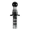 Motorcycle Fork Stem Mount Aluminum Alloy Ball Mount Adapter 17mm 25mm Front Fork Bar Ball Head Anti-theft for Motorbike Bicycle