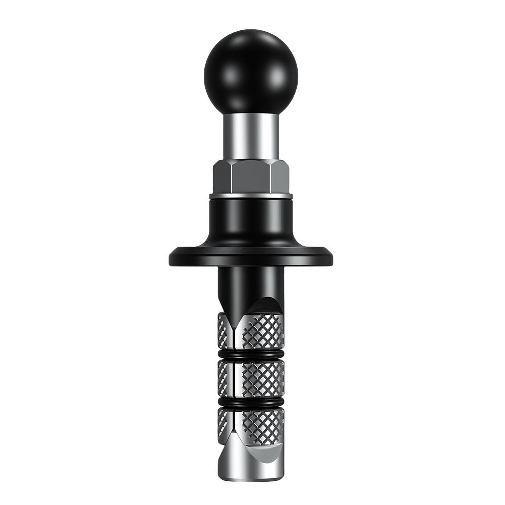 Motorcycle Fork Stem Mount Aluminum Alloy Ball Mount Adapter 17mm 25mm Front Fork Bar Ball Head Anti-theft for Motorbike Bicycle