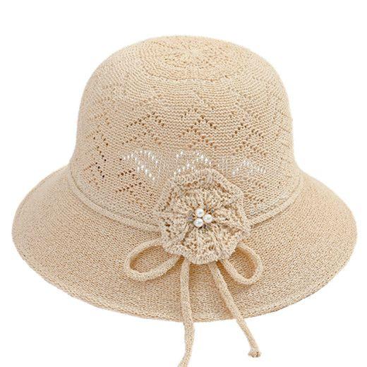 New Women's Sunshade Cool Hat Fashionable Summer Sun Hat Sunscreen and UV Resistant Flower Pot Hat