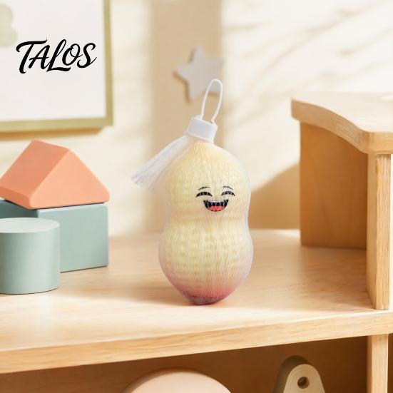 Stress Relief Toy Cartoon Peanut Toy, Slow Rising Simulation Squeeze Ball Relaxation Fidget for Kids Adults Sensory