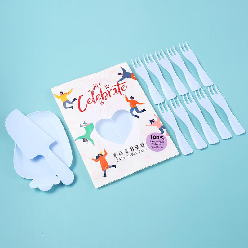 Disposable Birthday Cake Tableware Set