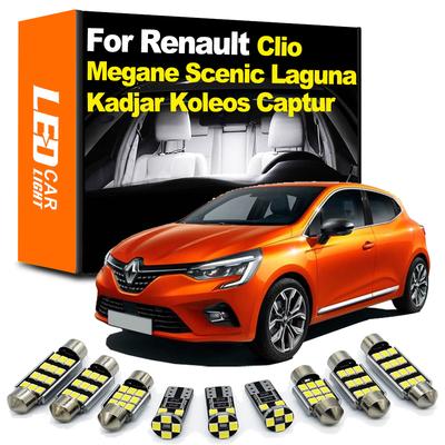 Zoomsee For Renault Laguna Clio Megane Grand Scenic Espace 1 2 3 4 CC Kangoo Koleos Captur Kadjar Modus LED Interior Light Kit