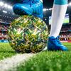 Brasilien Fußball Aufdruck Größe 5 Fußball Ball Verschleißfest Standard Erwachsenen Trainingsfußball Fan Geschenk für Indoor Outdoor Spiel Sport