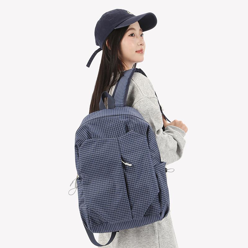 Nylon Commuter Backpack Lightweight Outdoor Large Capacity Check Student Backpack