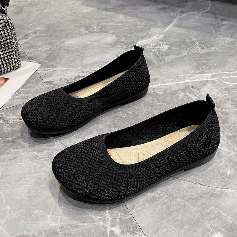 Openwork Mesh Sandals, Soft-soled Flat Shoes, Women's Shoes
