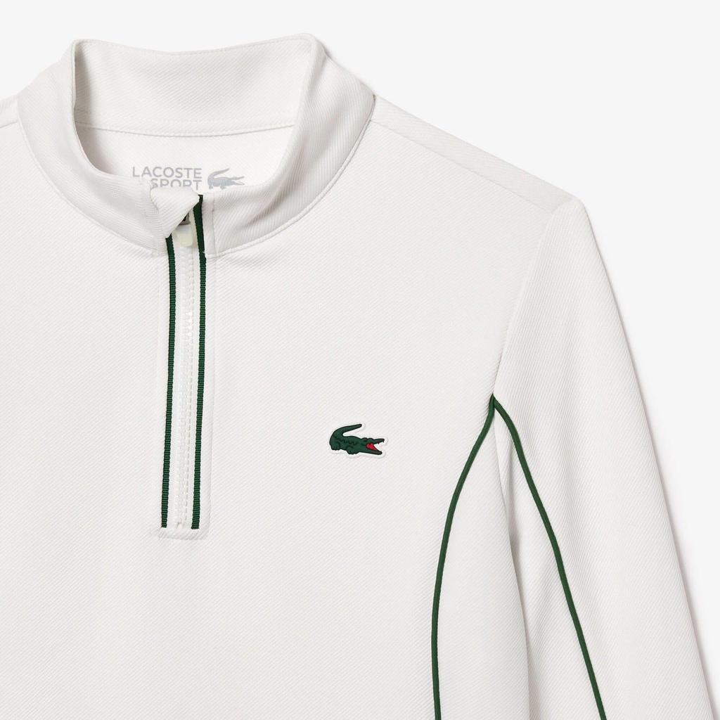 Lacoste Sudadera de Tenis Fina de Capas para Mujer/Señora