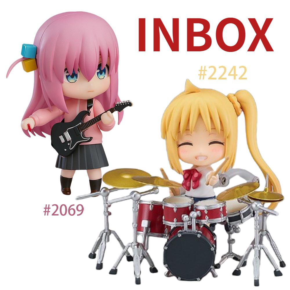 #2242 Ijichi Nijika #2069 Gotoh Hitor #2244 Kita Ikuyo POLYVINYL CHLORIDE Action Figure BOCCHI THE ROCK! Animation Collector-Worthy Miniature