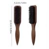 Pointed-Tail Bristle Comb Heat Resistant Anti-Static No Tangle Hair Brush Unisex for Hair Styling Parting Use