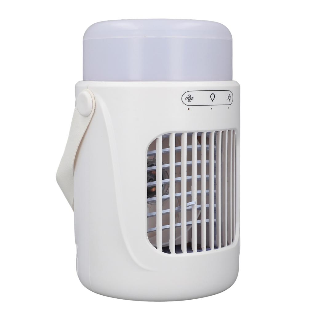 Portable Air Conditioner Fan 3 Speeds 7 Color LED Light 6H Timer Evaporative Cooler Desk Misting