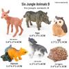 Children's Insect Animal Model Set: Mini Spider, Stag Beetle, Scorpion, Centipede, Rhinoceros Beetle Toys