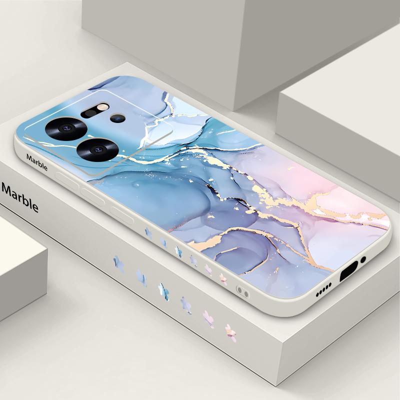 

Для Xiaomi 14T 13t Pro Poco X3 X6 Redmi Note 12 11 10 K70e K70 цветной мраморный рисунок с ремешком мягкий чехол из ТПУ Redmi Note 13 Pro 4G синий