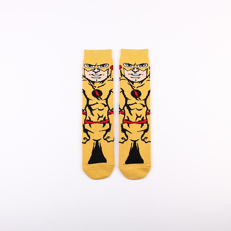 

Incredible Hulk Captain America Spider-Man Joker Casual Couple Mid-calf Socks for Men and Women - Trendy Long Socks One Size