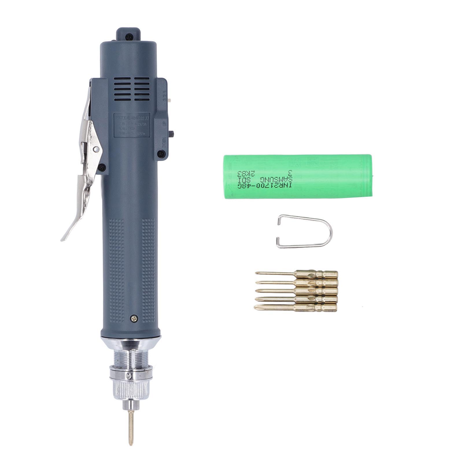 

Cordless Electric Screwdriver Kit Accurate in Line Industrial Grade Adjustable Torsion CW CCW Cordless Electric Screwdriver Kit