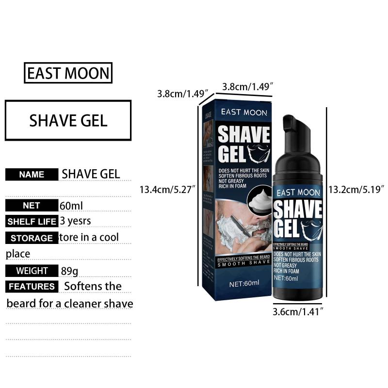 50Ml Aloe Shaving Mousse For Men Keep Refresh Comfortable Softening Beard Not Irritaing Deep Cleaning Shave Skin Care Cream