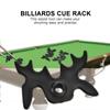 1/2/4 st Ny Snooker Pool Svart Snooker Biljard Köställ Brohuvud Biljard Korshorn Stånghållare Tillbehör