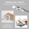 8X Magnifier Nail Beauty Light Tattoo Clip Light Makeup Equipment Tool USB Student Eye Care Reading Light Portable Desk Lamp