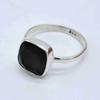 Black Onyx Gemstone Silver Ring For Women, 925 Sterling Silver Crystal Handmade Artisan Jewelry, Valentine's Day Gift