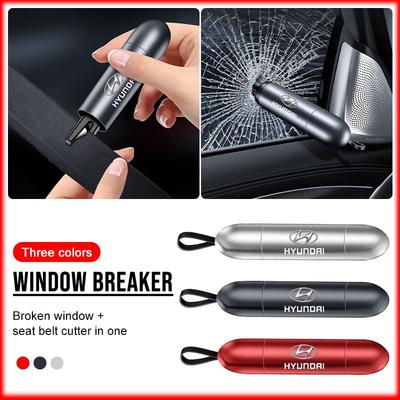 Car Safety Hammer Emergency Window Breaker Seat Belt Cutting Machine For Tucson Solaris I30 Creta IX35 I40 IX20 Veloster