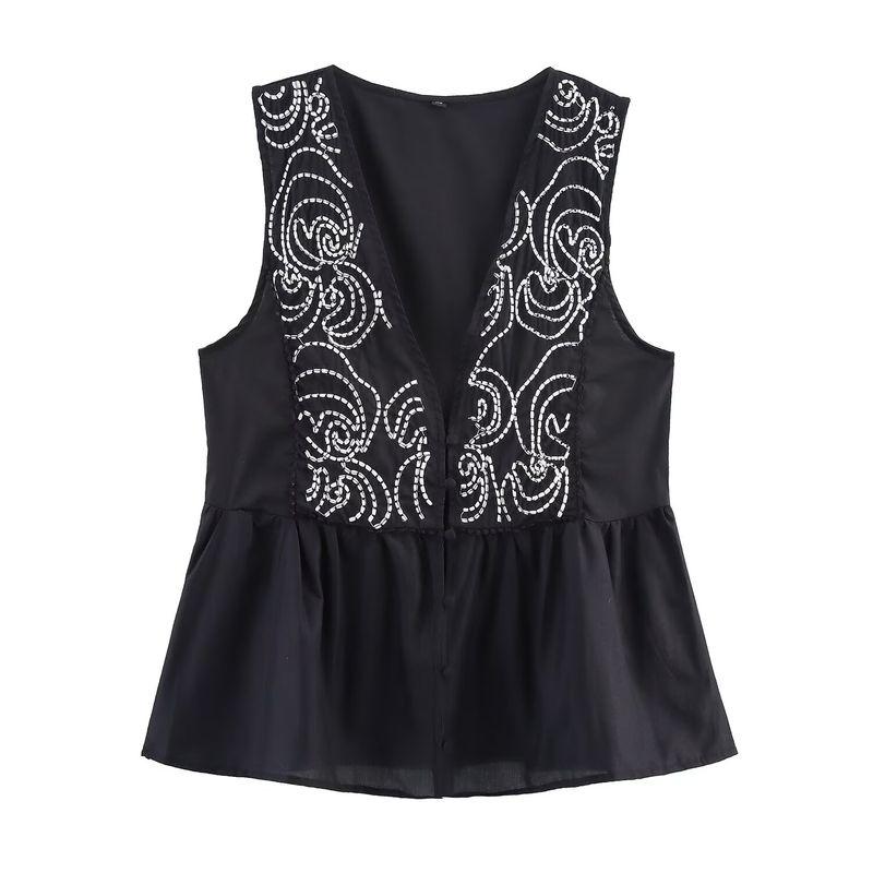 Jnleaog Autumn New Women's Clothing Fashion Style French Design Lace Embroider Shirt 3666075