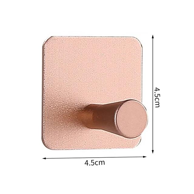 Self Adhesive Wall Hooks Door Key Holder Clothes Coat Hanger Bathroom Towel Holder Kitchen Storage Rack Shelf Bag Organizer