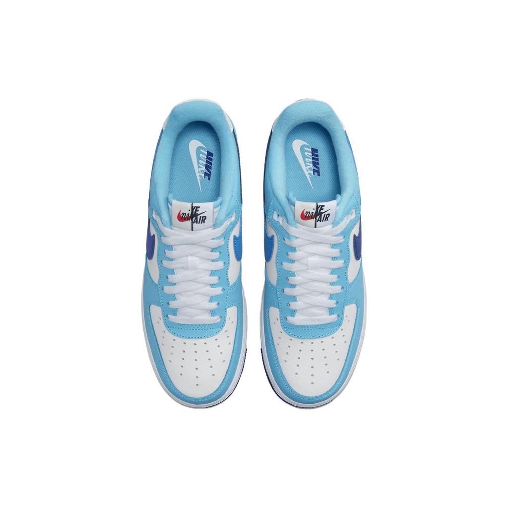 Nike Air Force 1 07 LV8 Split - Light Photo Blue Men Sneakers White Deep-Royal-Blue Baltic-Blue DZ2522-100