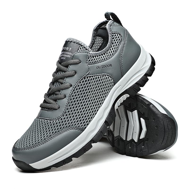 Мужские кроссовки Мужская обувь Повседневная сетчатая дышащая мужская обувь Тренажерный — фото 10