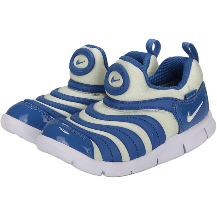 Nike Dynamo Free Comfortable Soft Low-Top Walking Shoes Baby sneaker White Blue 343938-448