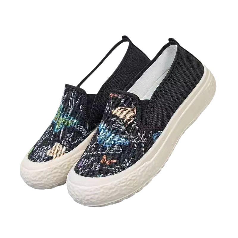 Весенние и летние парусиновые женские туфли — фото 6