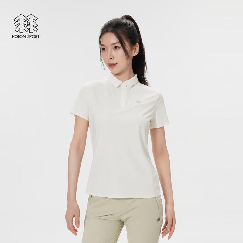 KOLON SPORT Women s Cooling UPF50+ Polo Short Sleeve Top L