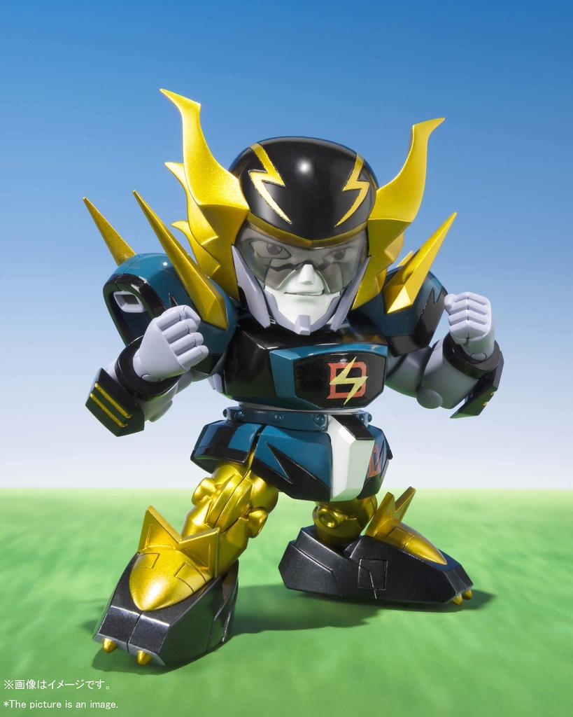 TAMASHII NATIONS Chogokin Iron Leaguer Mach Indy Goldfoot 80mm Diecast PVC ABS Pintado Figura Móvel & Aprox. & &