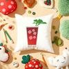 Cocktails Cushion Cover Soft Short Plush DoubleSided Printing Home Decor Machine Washable Pillow Case Gift