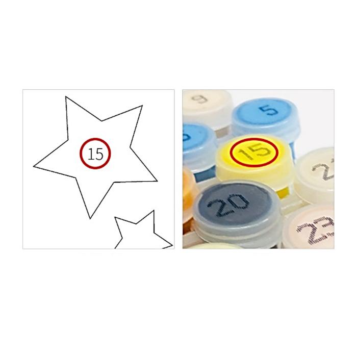 BTS BTS CHARACTER DIY PAINTING 25 X 25