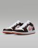 DC0774-182 Nike Air 1 Low Dark Brown White Pink (Women's)