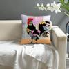 Rooster Doodle Art Pillow Case Sofa Decorative Home Double-sided Print Plush Square Throw Pillow Covers Cushion Decor Cover