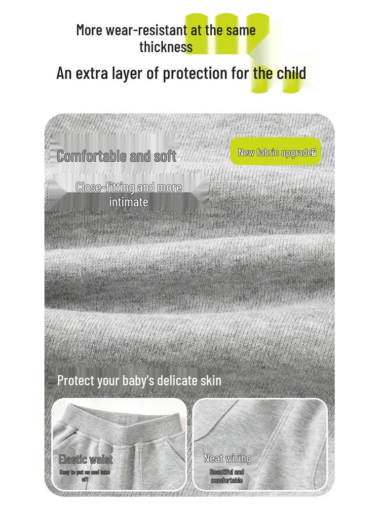 Panda Kaka Kids' Spring Sports & Casual Pants - Boys, Girls, Toddlers Trendy Long Wear.