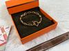 Kelly Pig Nose Full Diamond Women's Bracelet - V Gold Rose Gold, Light Luxury Fashion