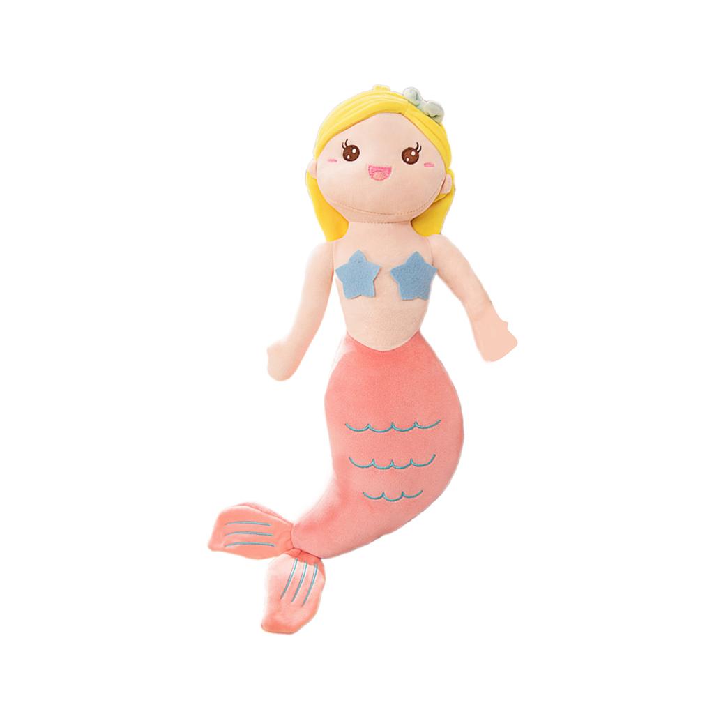 Mermaid Pillow Throwing Pad Plushes Cushions Toy for Bedroom Sofa Home Decoration Home Cushions