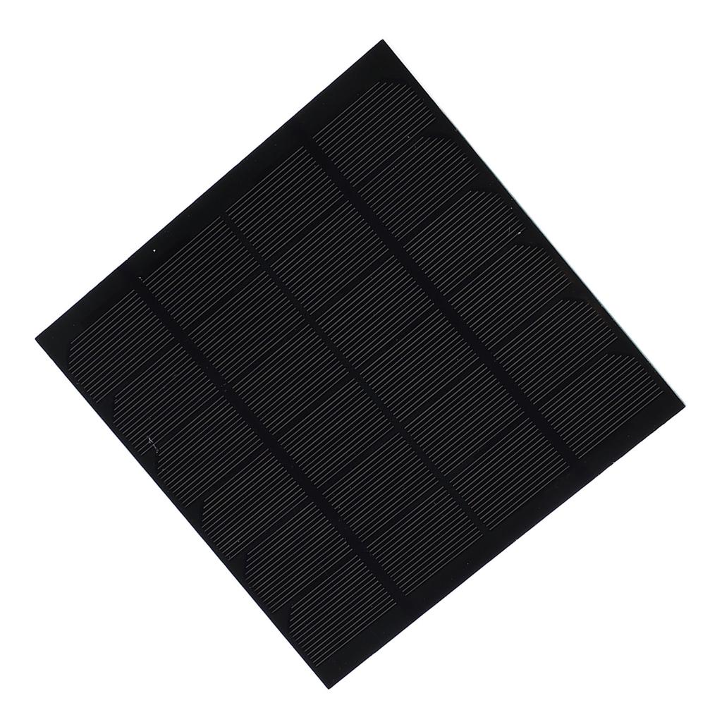 Portable 3W 6V Monocrystalline Silicon Solar Panel PET Solar Charging Board Module 145x145mm