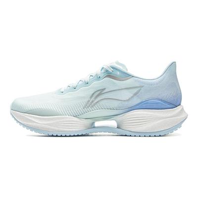 Li Ning Ultra Light 22 Racing Leichte Dämpfende Laufschuhe Herren Sneaker Hellblau ARBV001-23